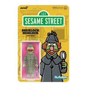 Preorder: Sesame Street ReAction Action Figure Wave 03 Sherlock Hemlock 10 cm