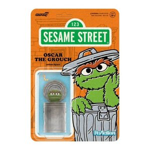 Preorder: Sesame Street ReAction Action Figure Wave 02 Oscar the Grouch 10 cm