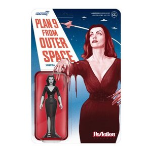 Preorder: Vampira ReAction Action Figure Wave 01 Vampira Plan 9 Grayscale 10 cm