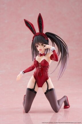 Preorder: Date A Live V PVC Statue Desktop Cute Figure Kurumi Tokisaki Bunny Ver. 13 cm