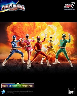 Preorder: Power Rangers Turbo FigZero Action Figures 1/6 5-Pack Turbo Power Rangers 30 cm