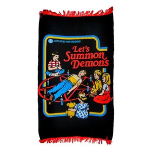 Preorder: Steven Rhodes Knitted blanket Lets Summon Demons 160 x 102 cm