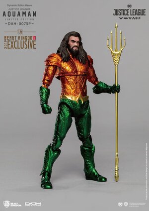 Preorder: Justice League Dynamic 8ction Heroes Action Figure 1/9 Aquaman Comic Color Ver. 20 cm