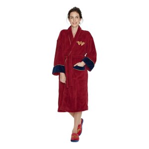 DC Comics Fleece Bathrobe Wonder Woman