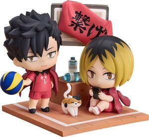 Preorder: Haikyu!! Qset Mini-Figure 2-Pack Tetsuro Kuroo & Kenma Kozume 9 cm