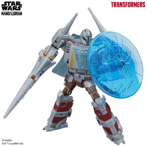 Preorder: Star Wars x Transformers Actionfigur The Mandalorian / N-1 Starfighter 19 cm