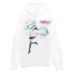 Preorder: Hatsune Miku Zipper Hoodie White Size M