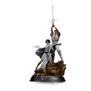 Preorder: Star Wars Deluxe Art Scale Statue 1/10 Luke and Leia 41 cm