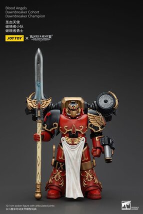 Preorder: Warhammer The Horus Heresy Action Figure 1/18 Blood Angels Raldoron First Captain of the Blood Angels 13 cm