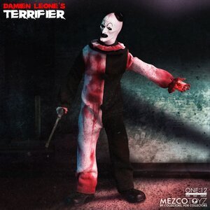 Preorder: Terrifier Action Figure 1/12 Art the Clown Deluxe Edition 17 cm