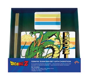 Preorder: Dragon Ball Z Ceramic Sushi Set with Chopsticks Shenron