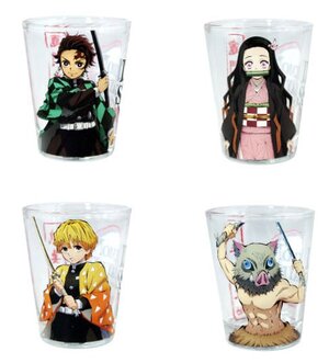 Preorder: Demon Slayer Shot Glasses 4-Pack Group 59 ml