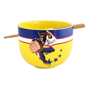 Preorder: My Hero Academia Ramen Bowl with Chopsticks All Might 414 ml