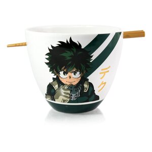 Preorder: My Hero Academia Ramen Bowl with Chopsticks Izuku Midoriya 473 ml