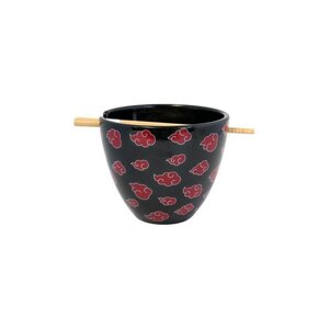 Preorder: Naruto Shippuden Ramen Bowl with Chopsticks Akatsuki Logo 473 ml