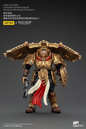 Preorder: Warhammer The Horus Heresy Action Figure 1/18 Legio Custodes Custodian Venatari Squad Venatari with Kenetic Destroyer 1 13 cm