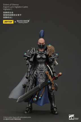 Preorder: Warhammer The Horus Heresy Actionfigur Sisters of Silence Argent Lynx Vigilator Cadre Vigilator 1 19 cm