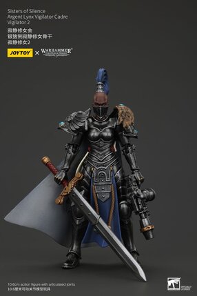 Preorder: Warhammer The Horus Heresy Actionfigur Sisters of Silence Argent Lynx Vigilator Cadre Vigilator 2 19 cm