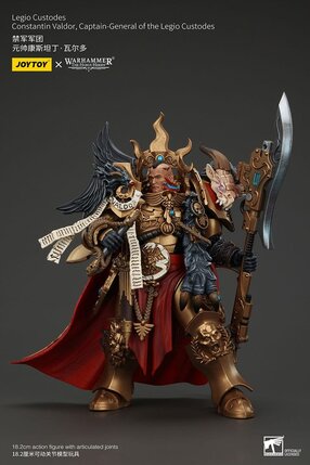 Preorder: Warhammer The Horus Heresy Actionfigur Legio Custodes Constantin Valdor Captain-General of the Legio Custodes 25 cm