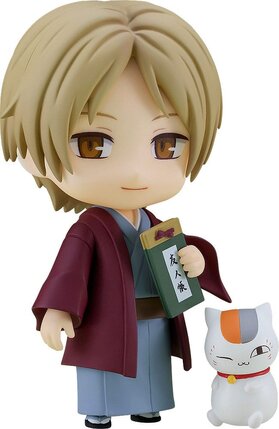 Preorder: Natsume Yujin-cho Nendoroid Action Figure Takashi Natsume & Nyanko Sensei: Traditional Clothing Ver. 10 cm