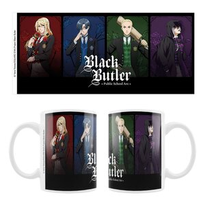 Preorder: Black Butler: Public School Arc Ceramic Mug Edgar, Lawrence, Herman & Gregory