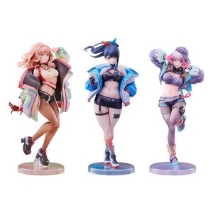 Preorder: Gridman Universe PVC Statues 3-Pack 1/7 Rikka Takarada, Akane Shinjo, Yume Minami: Dreamy Divas Ver.