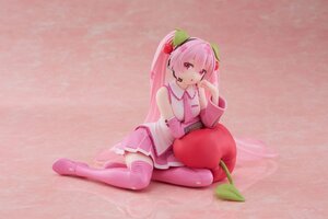 Preorder: Hatsune Miku PVC Statue Desktop Cute Figure Sakura Miku Cherry Cushion Ver. 13 cm