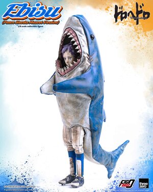Preorder: Dorohedoro FigZero Action Figure 1/6 Ebisu Peace Sharks Mascot Ver. 24 cm
