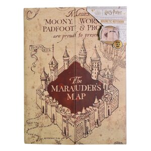 Preorder: Harry Potter Magnetic A5 Notebook Marauders Map