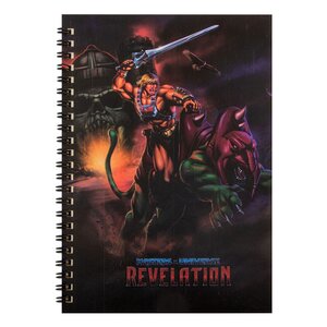 Preorder: Masters of the Universe - Revelation: He-Man with Battle Cat Notebook