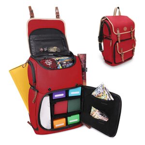 Preorder: Enhance TCG Series Trading Card Backpack Designer Edition Red