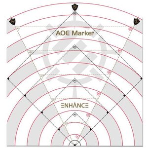 Preorder: Enhance RPG Series 30ft Spell AoE Damage Template