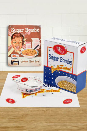 Preorder: Fallout Breakfast Set Bowl with spoon Sugar Bombs