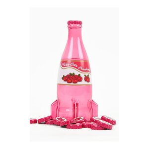 Preorder: Fallout Botlle Series Glass Bottle & Cap Nuka Cola Cranberry