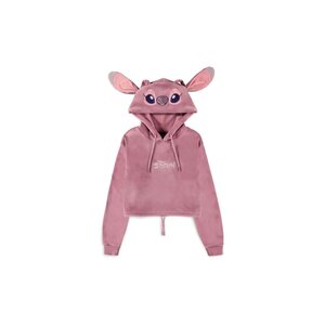 Preorder: Lilo & Stitch Cropped Hooded Sweater Angel Size M