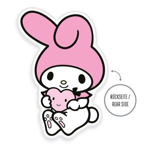 Preorder: Sanrio Pillow My Melody Heart 36 cm