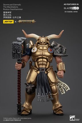 Preorder: Warhammer Age of Sigmar Actionfigur Stormcast Eternals The Blacktalons Rostus Oxen hammer 20 cm