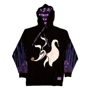 Nightmare Before Christmas by Loungefly Hoodie Sweater Zero Hearts  Size M