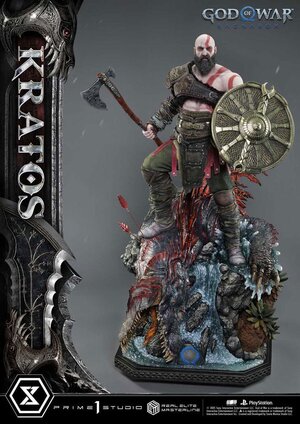 Preorder: God of War: Ragnarok Real Elite Masterline Series Statue 1/3 Kratos Ultimate Version 95 cm