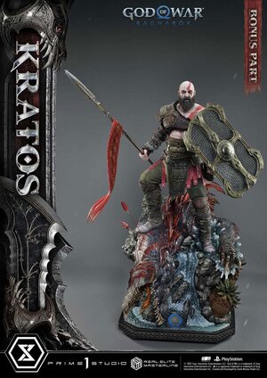 Preorder: God of War: Ragnarok Real Elite Masterline Series Statue 1/3 Kratos Ultimate Bonus Version 95 cm