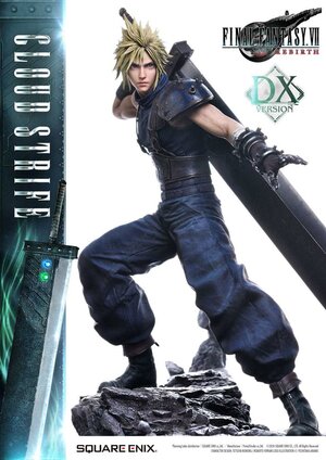 Preorder: Final Fantasy VII Rebirth Statue 1/4 Cloud Strife Deluxe Ver. 68 cm