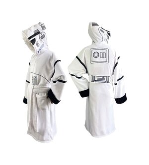 Preorder: Star Wars Original Stormtrooper Fleece Bathrobe Stormtrooper White