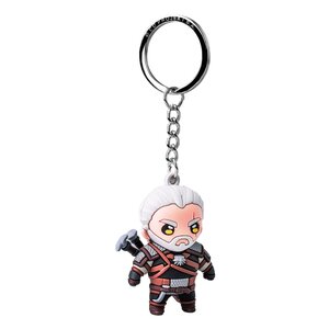 Preorder: The Witcher III: Wild Hunt Vinyl Keychain Geralt of Rivia