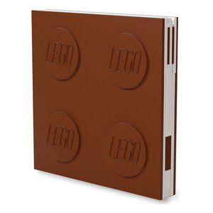 Preorder: LEGO Notebook with Pen Brown