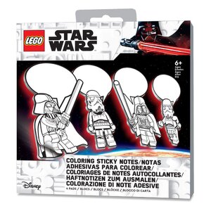 Preorder: LEGO Star Wars Sticky Notes Set with Pen Darth Vader