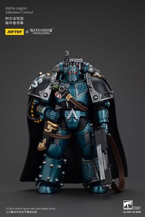 Preorder: Warhammer The Horus Heresy Action Figure Alpha Legion Saboteur Consul 20 cm