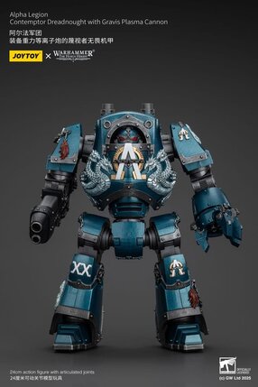 Preorder: Warhammer The Horus Heresy Action Figure Alpha Legion Contemptor Dreadnought with Gravis Plasma Cannon 25 cm