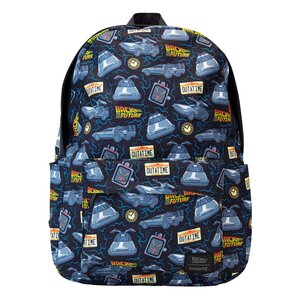 Universal by Loungefly Full-Size Nylon Backpack Back to the Future 40th Anniversary