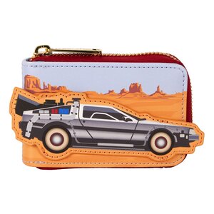 Preorder: Universal by Loungefly Wallet Back to the Future 40th Anniversary Delorean