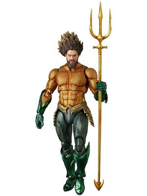 Preorder: Aquaman Movie MAF EX Action Figure Aquaman Gold & Green Suit 16 cm